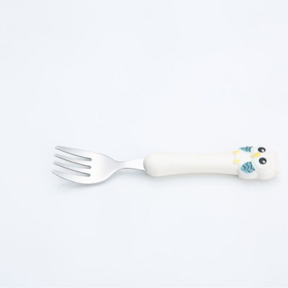 Children's tableware set made of stainless steel, portable