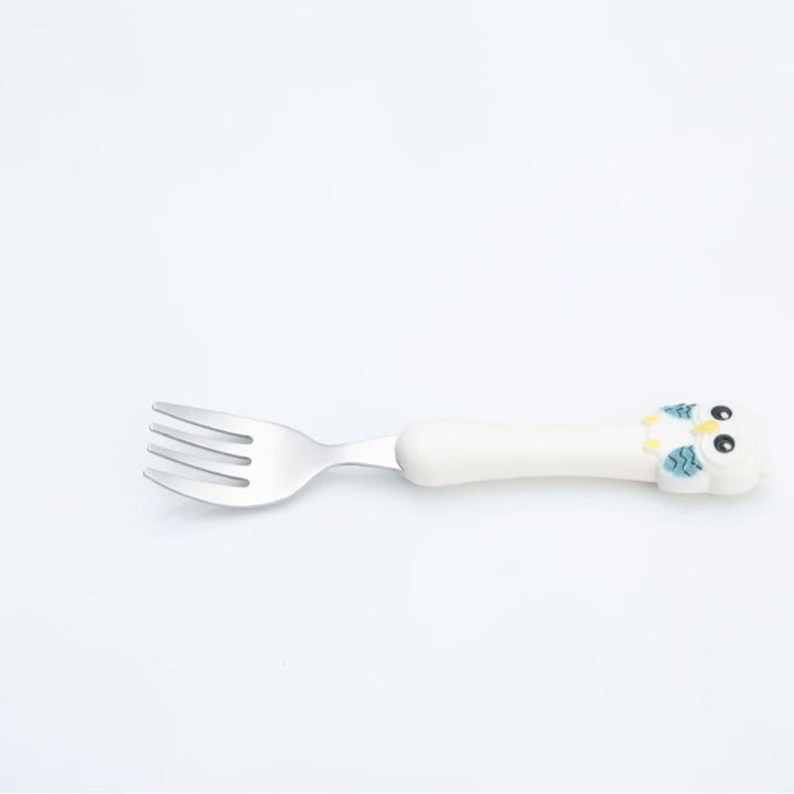 Children's tableware set made of stainless steel, portable