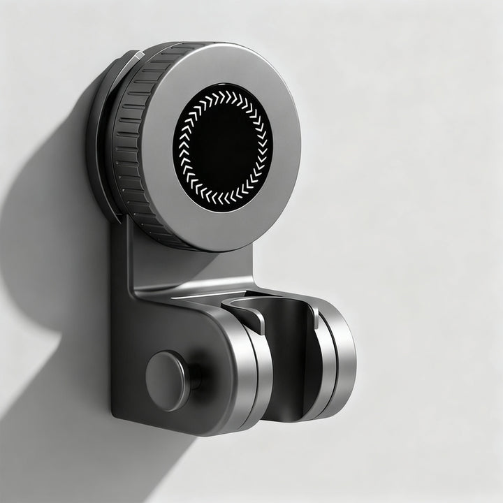 shower head holder with suction cup, 360° rotatable
