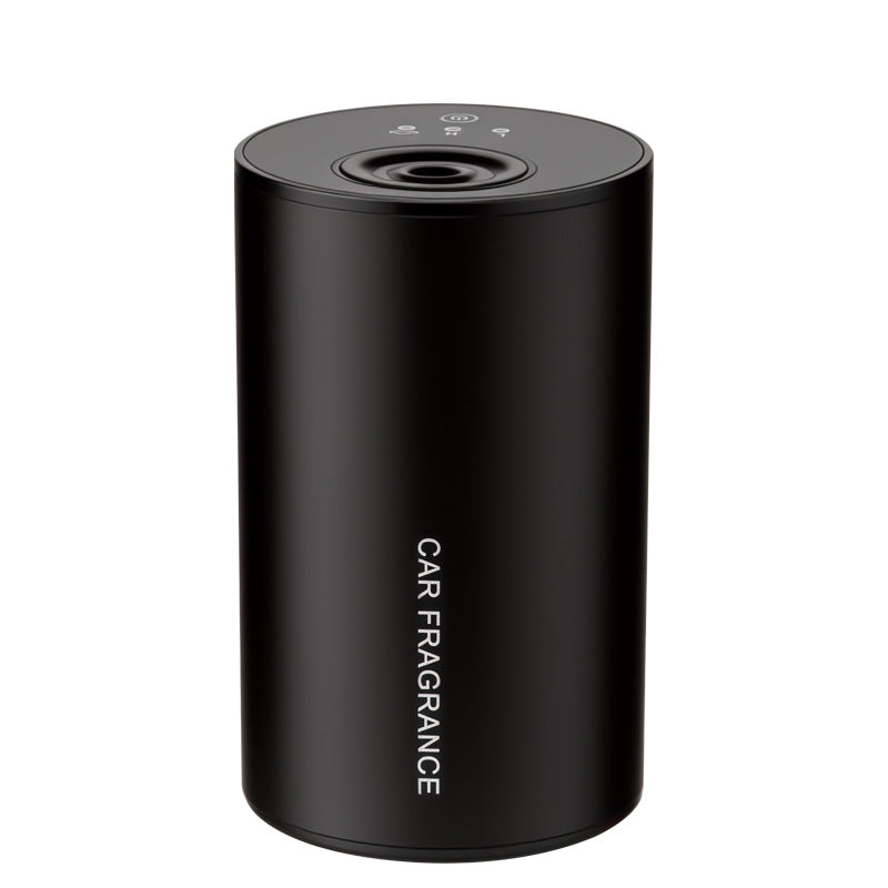 Portable car aroma diffuser with intelligent spray function