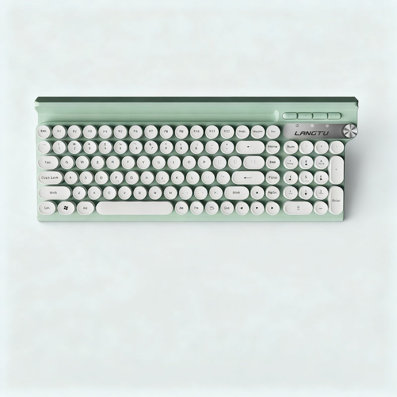 Wired gaming keyboard with mechanical switches