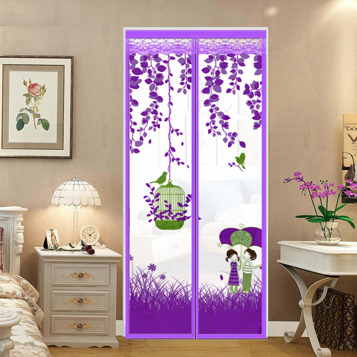 Curtain with mosquito protection, cartoon design