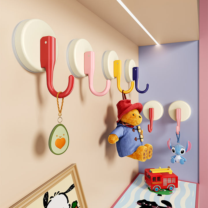 Suction cup hook made of plastic