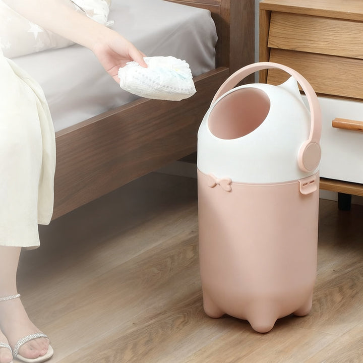 Diaper pail with lid, 12 L, odor-proof
