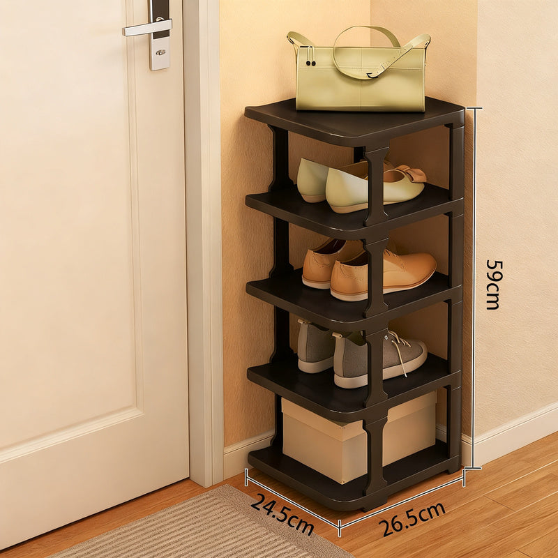 Plastic shoe rack, 9-layered