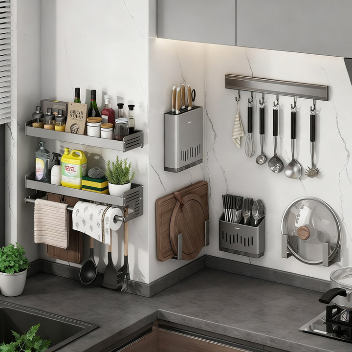 Stainless Steel Kitchen Wall Shelf