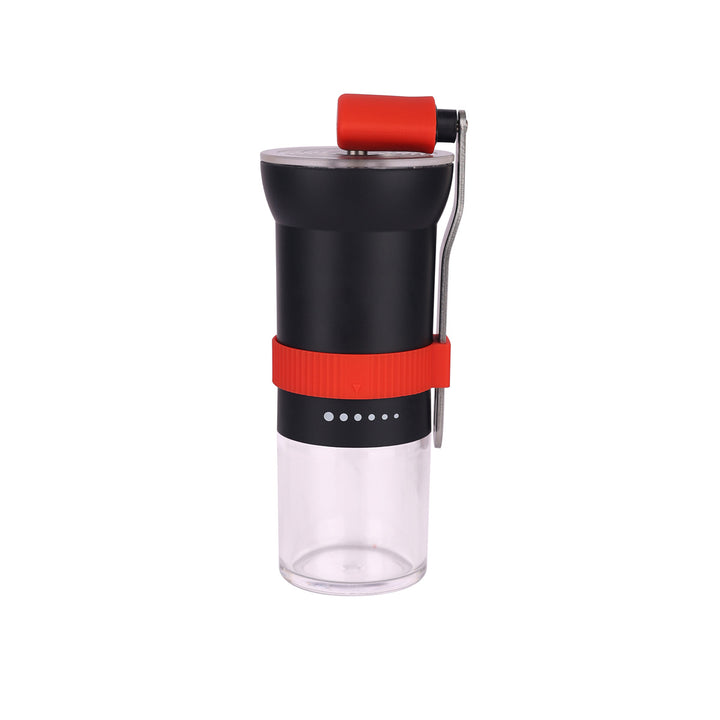 Hand crank coffee grinder made of acrylic