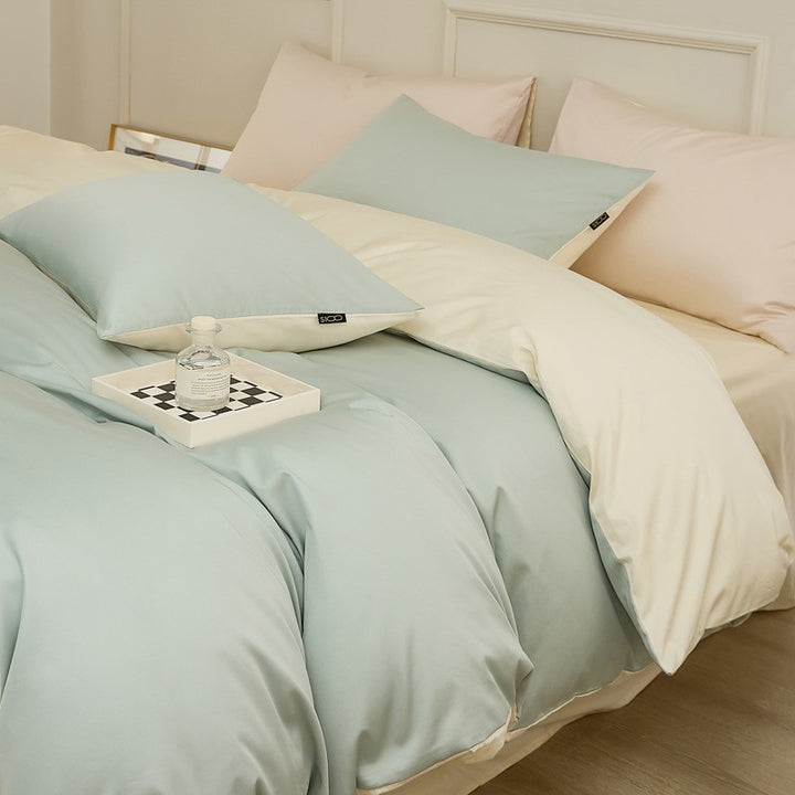 Cotton bedding set, 100% cotton, 4-piece