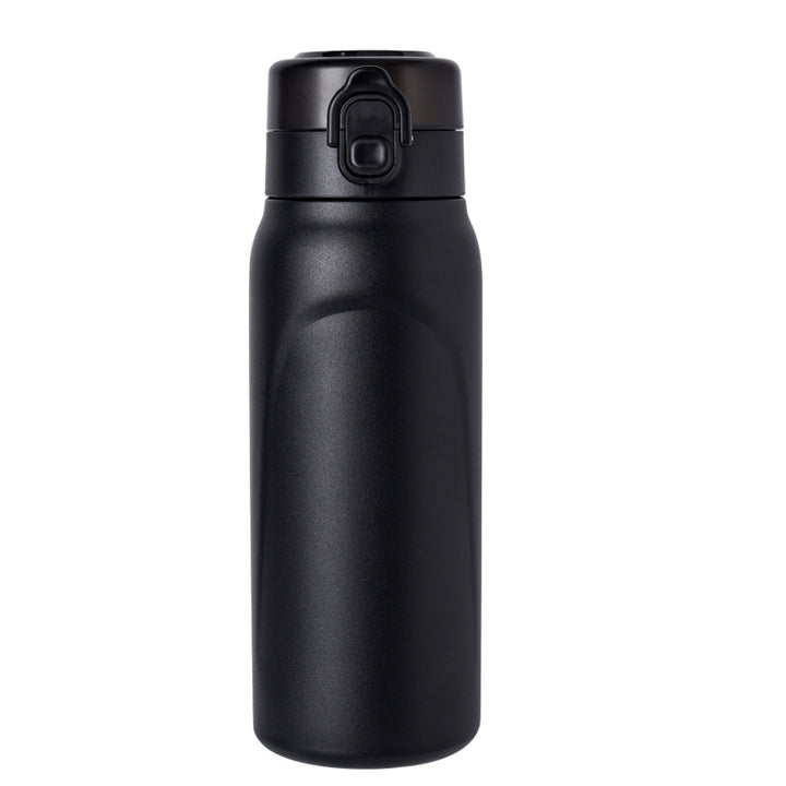 Stainless Steel Water Bottle 750 ml with Straw