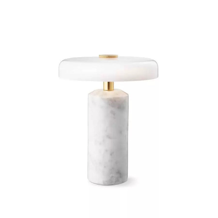 Marble table lamp model 5809, rechargeable, 3-level dimmable