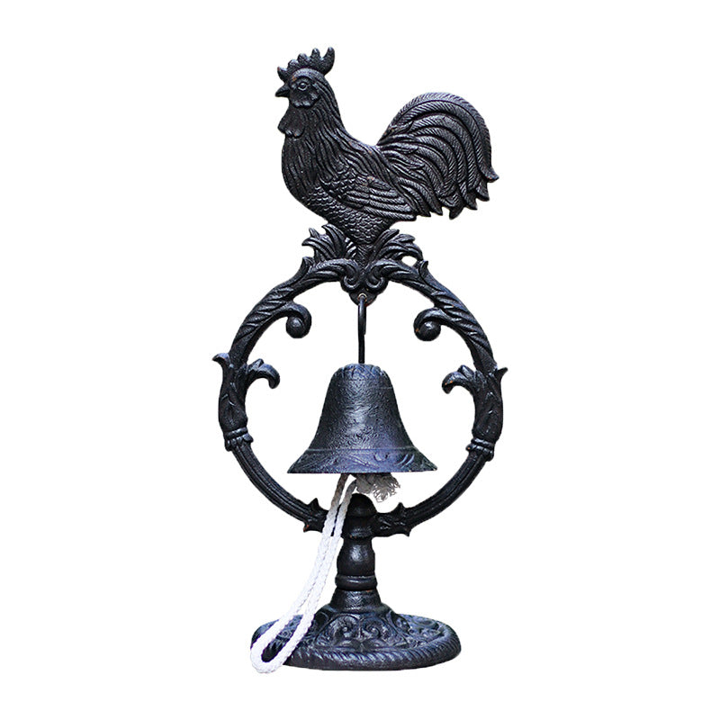 Cast Iron Table Bell, Rooster Design