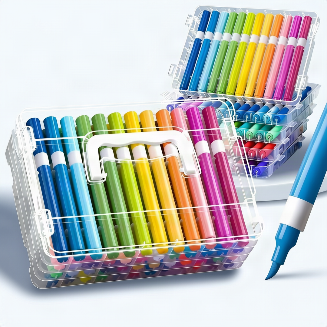 Acrylic marker set in various colors