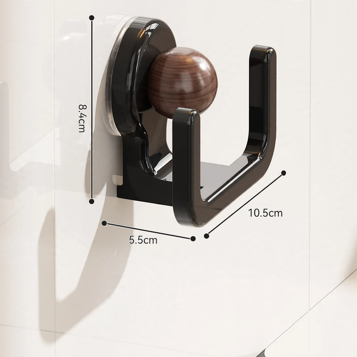 Shoe hanger with suction cup, no drilling required