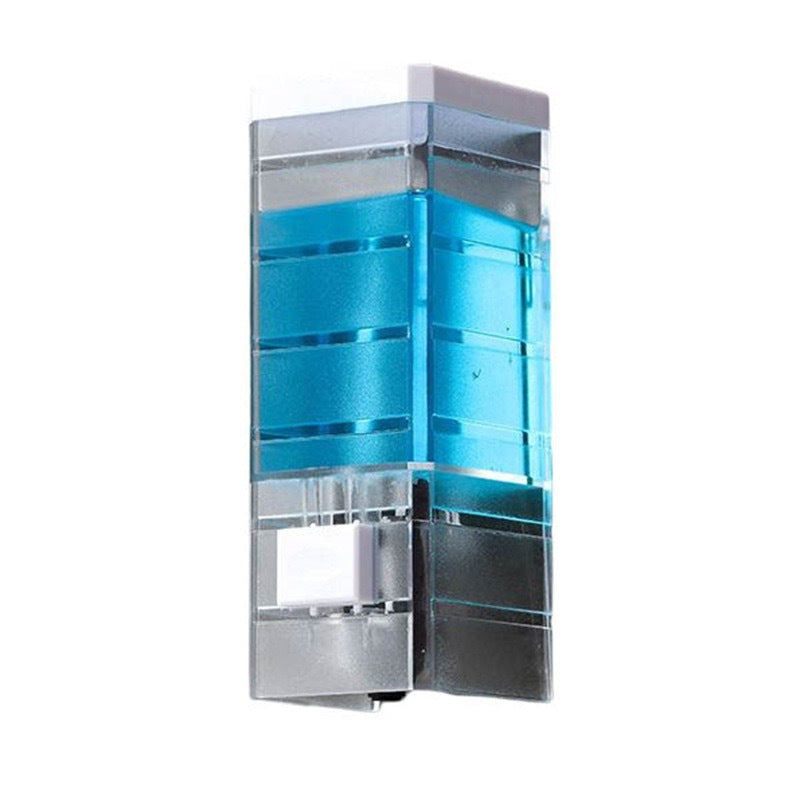 Wall-mounted soap dispenser, plastic