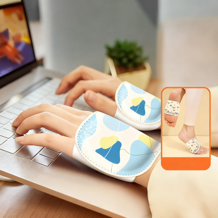 Self-warming hand warmers to wear