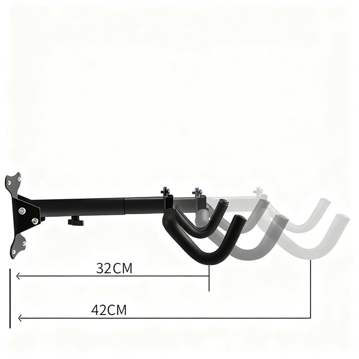 Steel sheet bike wall holder