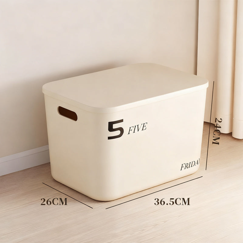Plastic storage box, 45 L, modern design