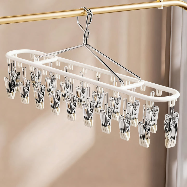 Steel clothespin holder, 18–20 clips