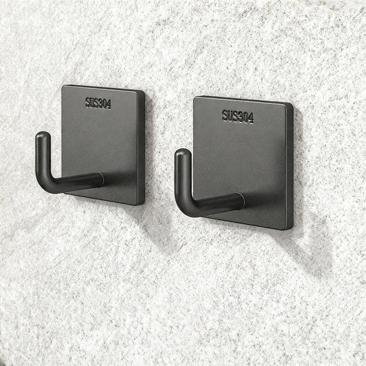 Stainless steel adhesive hooks with strong hold