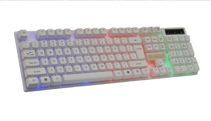 Mechanical gaming keyboard with lighting