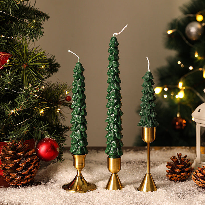 Christmas tree scented candle, soy blend, hand made