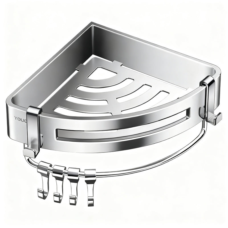 Stainless Steel Corner Basket for Bathroom and Shower