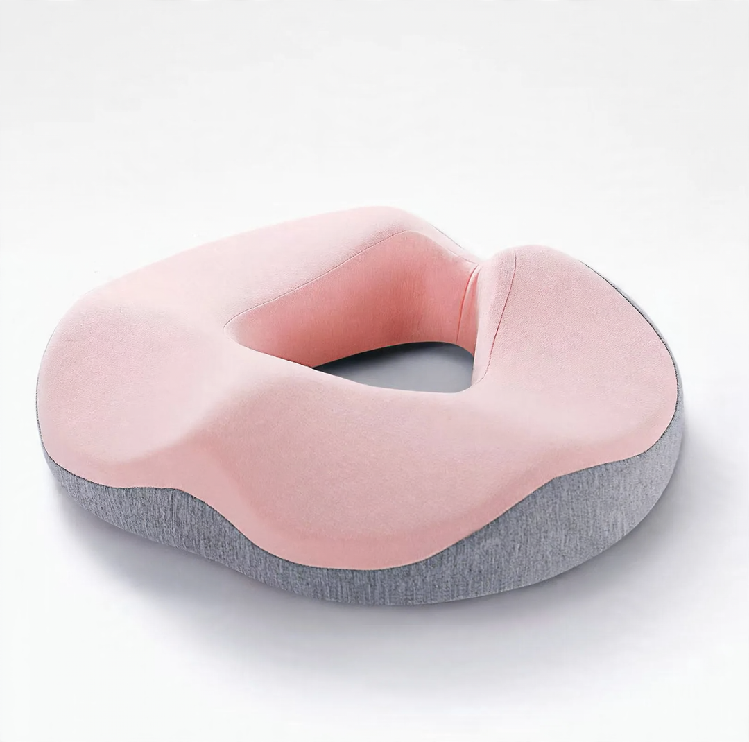 Ergonomic seat cushion made of memory foam