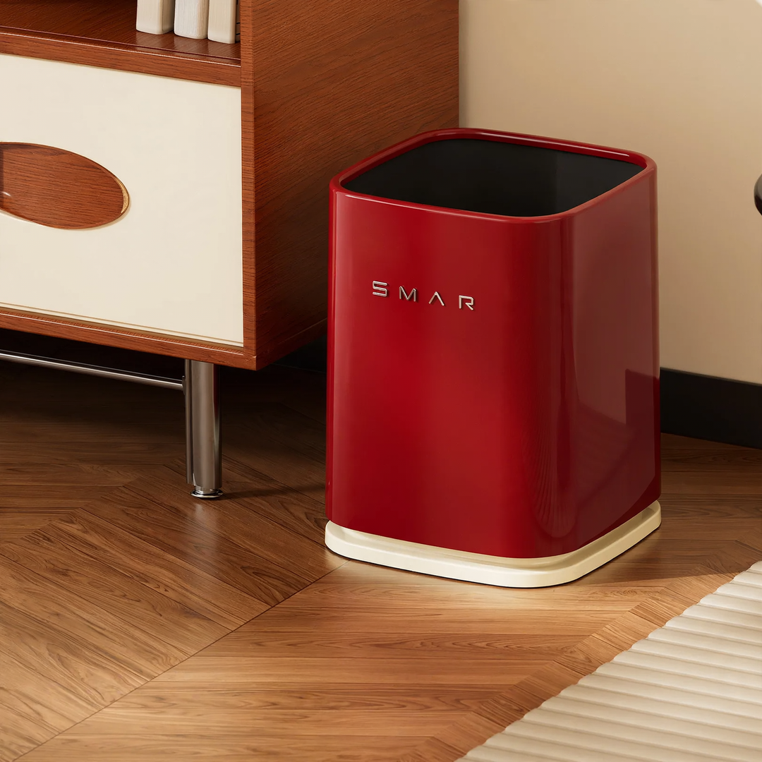 Double waste bin with wheels, 12 L