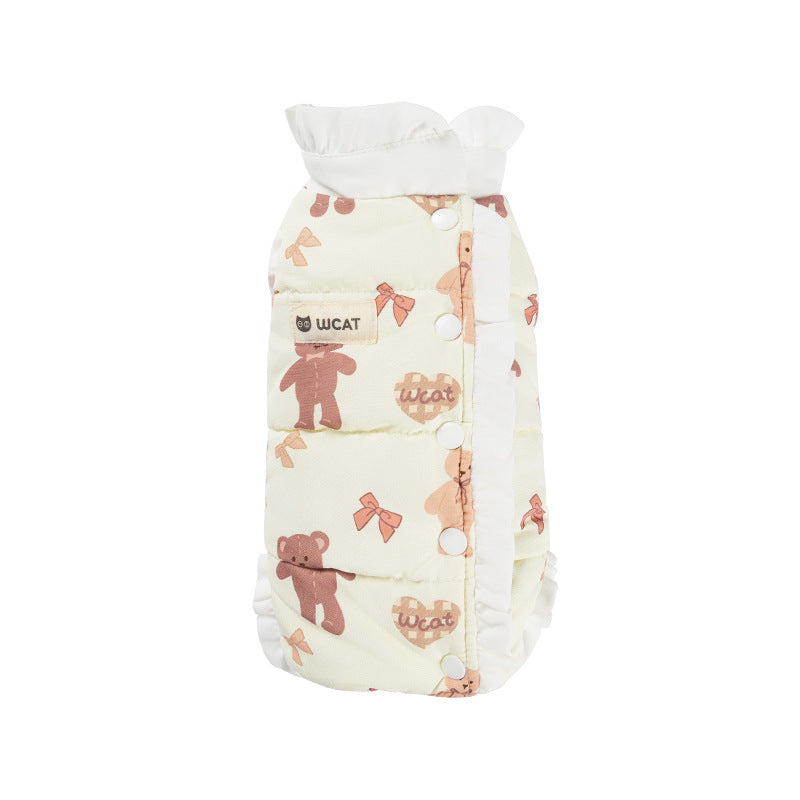 Belly protection pullover for cats and small dogs
