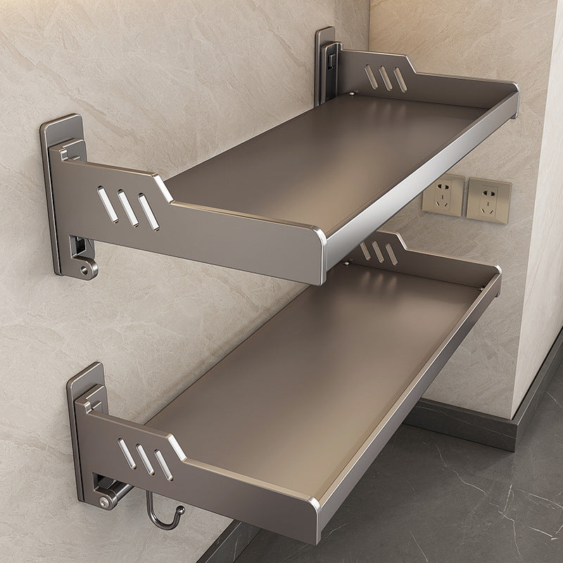 Stainless steel wall shelf for kitchen, 20–60 cm wide
