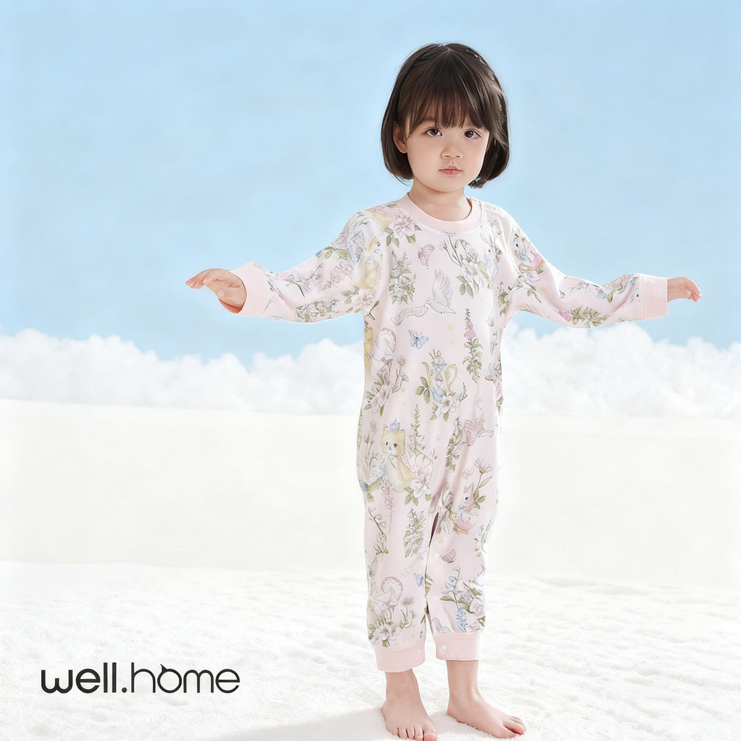 Kids sleeping bag, 130 cm, cotton blend