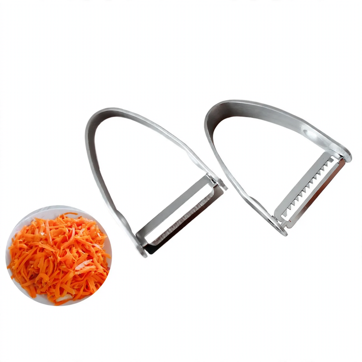 U-shaped stainless steel vegetable slicer