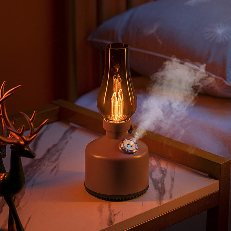 Retro air humidifier with aroma function, USB charging