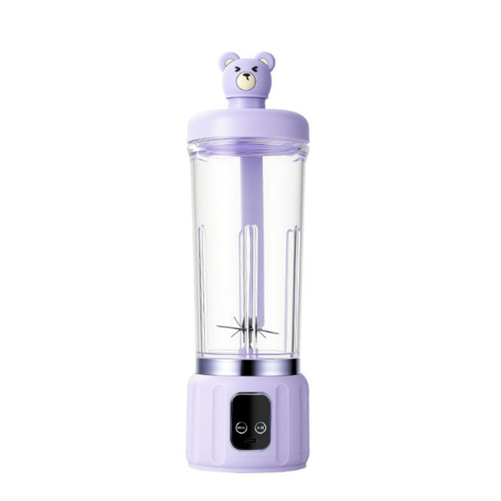 Portable juicer with 12 grinding teeth, rechargeable