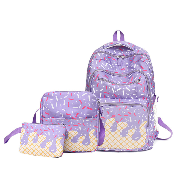 Backpack with print pattern, waterproof, 56–75 L