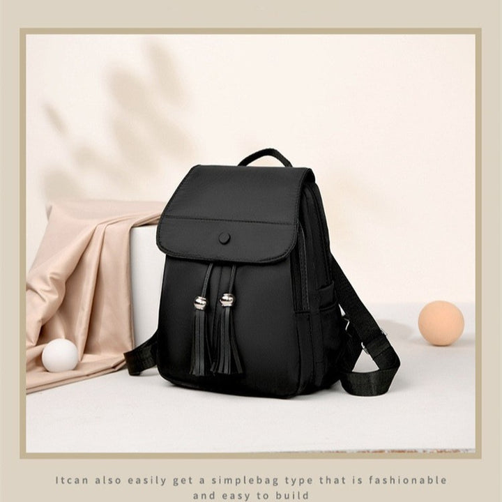 Breathable nylon backpack for women
