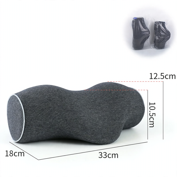 Neck support pillow with memory foam, portable