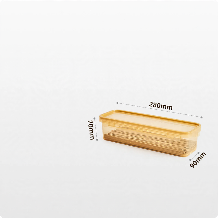 Plastic storage boxes, 200–900 ml