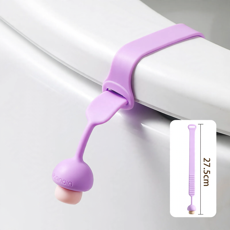 Silicone toilet seat lifter