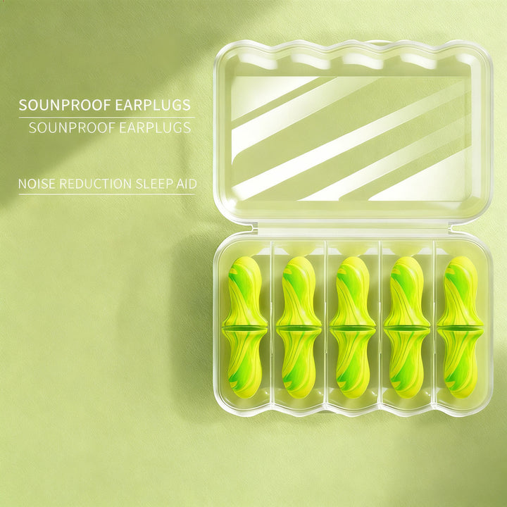 Silicone earplugs for sleeping and swimming