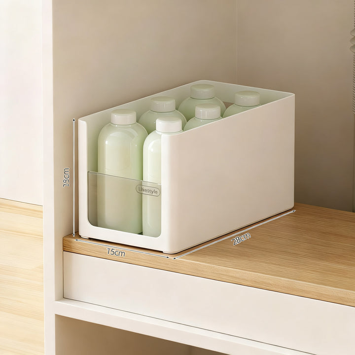 Organizer for bathroom cabinet