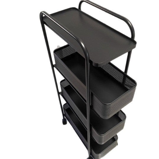 Narrow drawer organizer for kitchen and bathroom