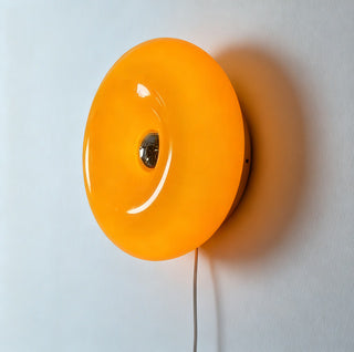 Donut wall and table lamp with touch dimmer