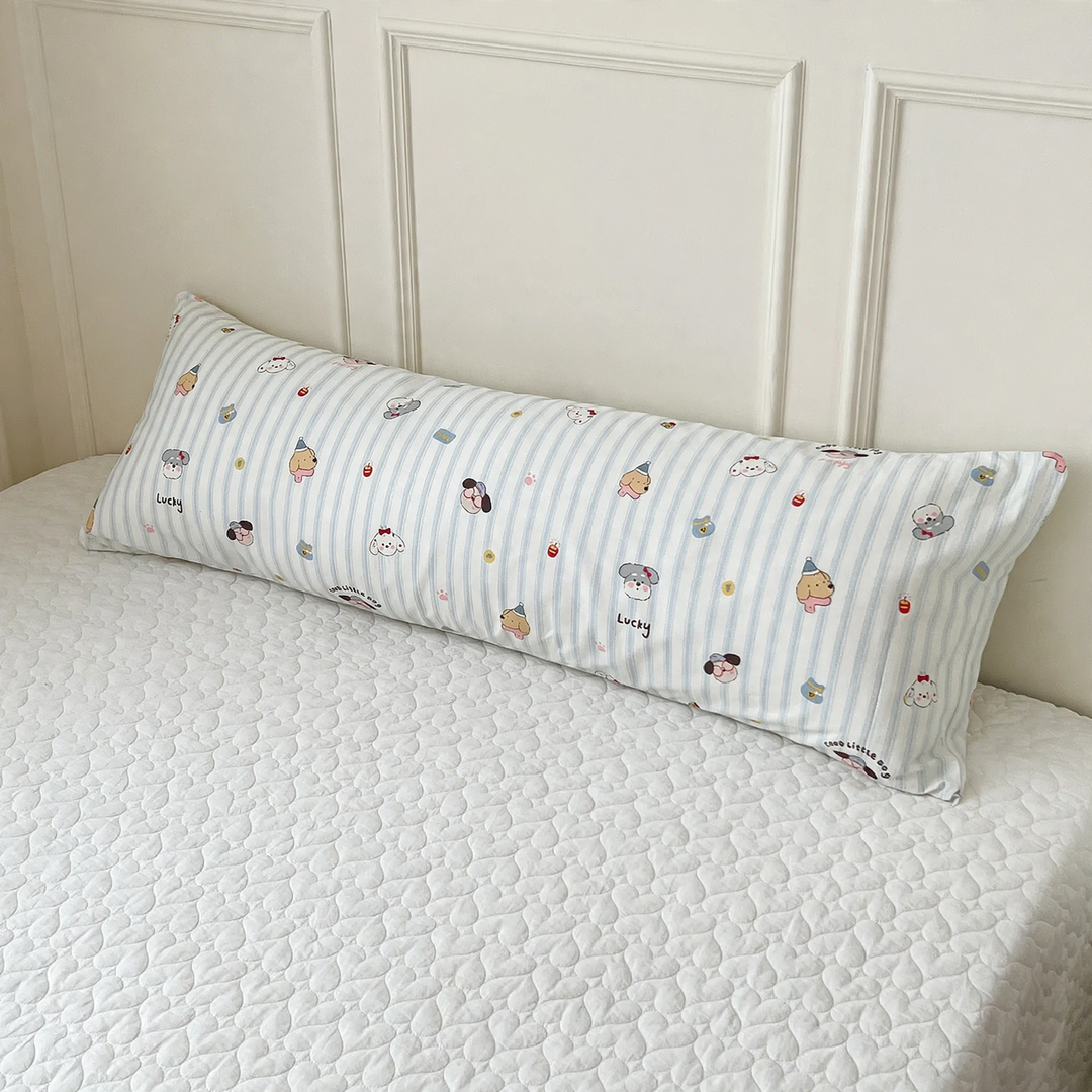 Long cotton back pillow 40 × 115 cm
