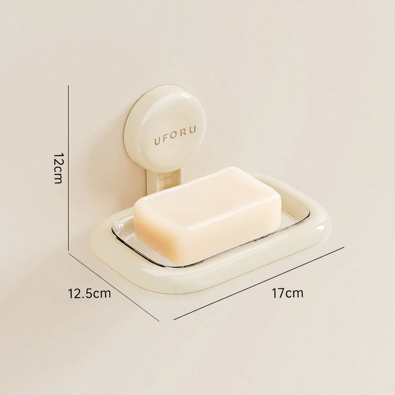 Kitchen organizer with suction cup, plastic