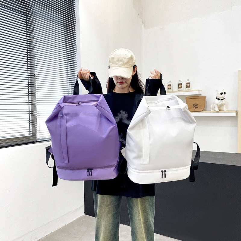 Swimming backpack with wet compartment, 20–35 L, for sports equipment