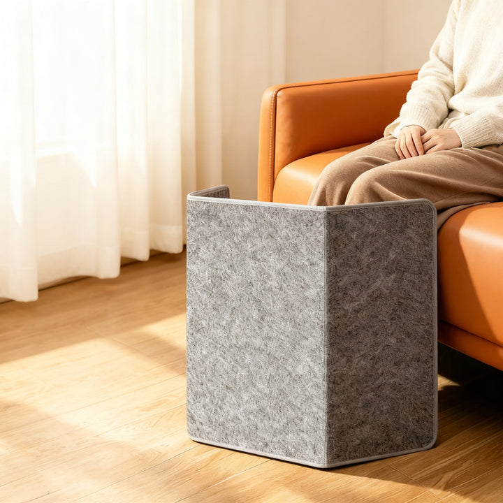 Desk foot warmer, three sides