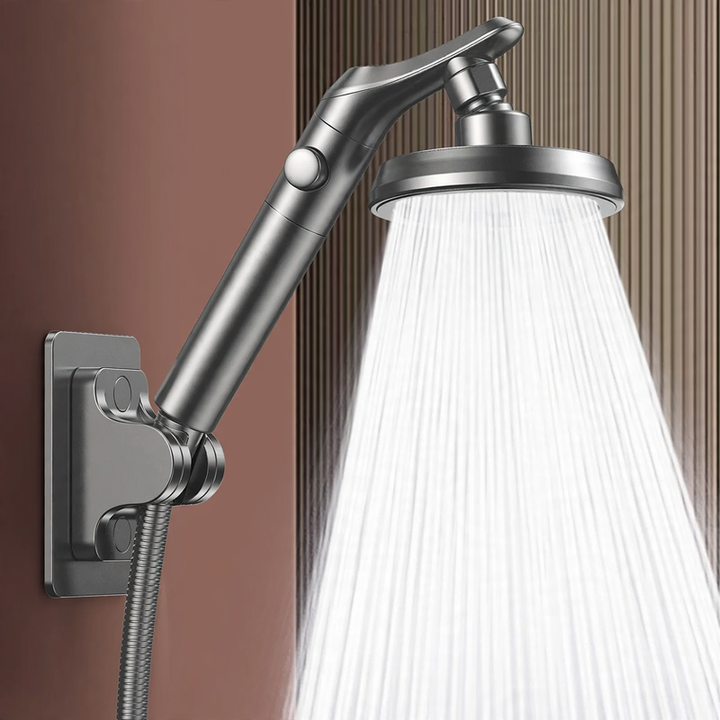 Shower set with handheld shower and overhead shower, model HX-A-1473