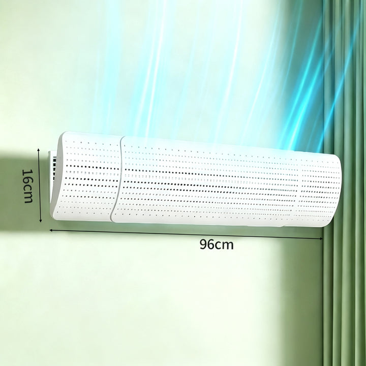 Air conditioning wind deflector for ceiling cassette