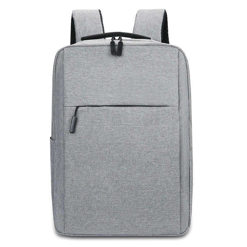 Expandable canvas backpack with USB, up to 20 L, 16 inch